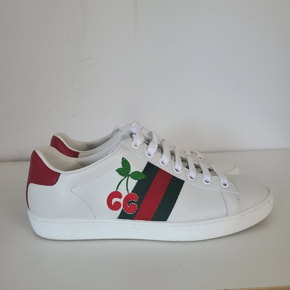 cherry gucci sneakers